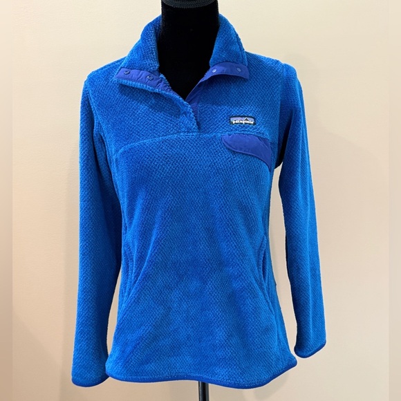 Women’s PATAGONIA Cobalt Blue Re-Tool Snap-T Pullover
Size Medium - Picture 2 of 7